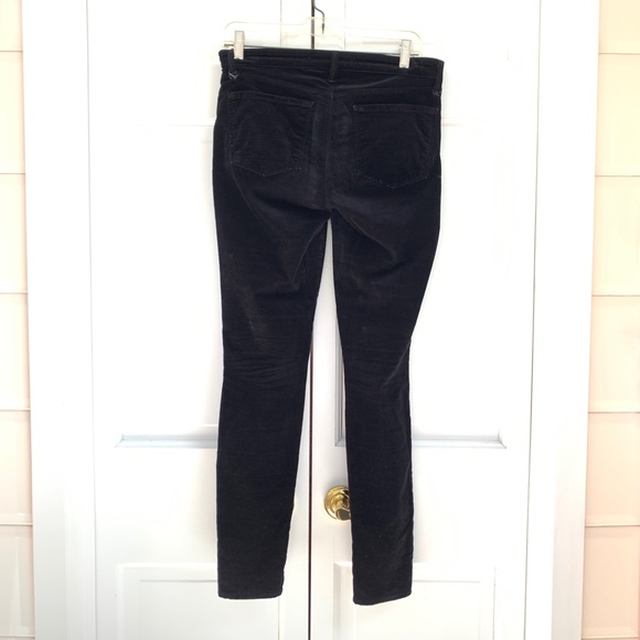 J Brand Maria Black Velvet Skinny Jeans - Picture 10 of 16